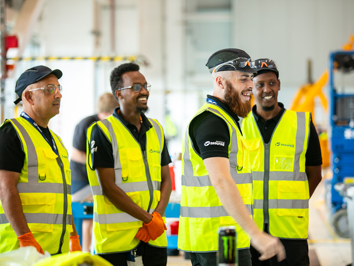 Assured Ireland operational team on site